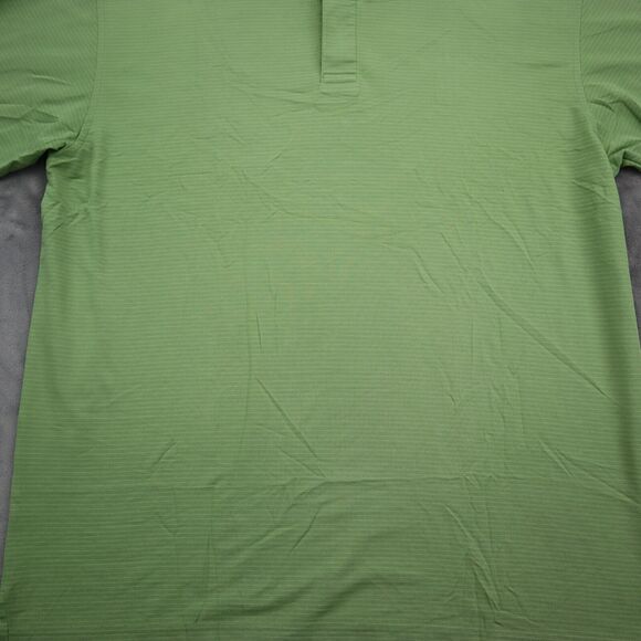 Tehama Shirt Mens L Green Polo Hangem dry Moisture Management Golf Cotton Blend - Picture 9 of 16